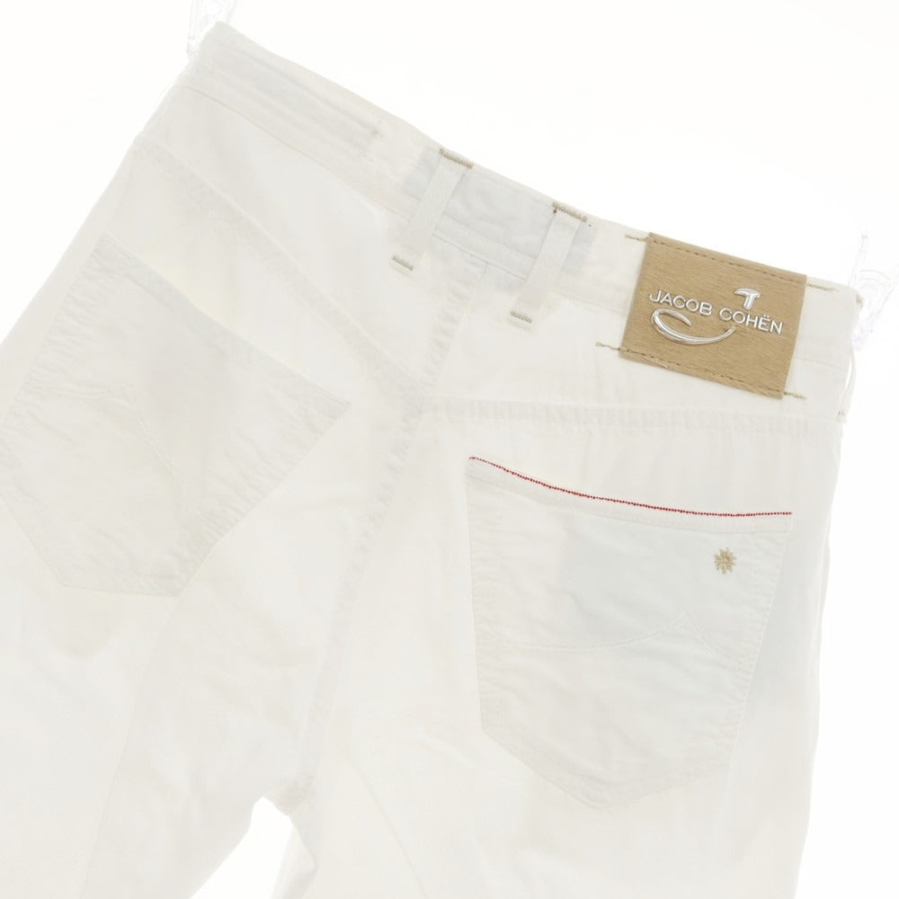 【中古】ヤコブコーエン JACOB COHEN J633 コットン ショートパンツ ホワイト【 31 】【 状態ランクB 】【 メンズ 】