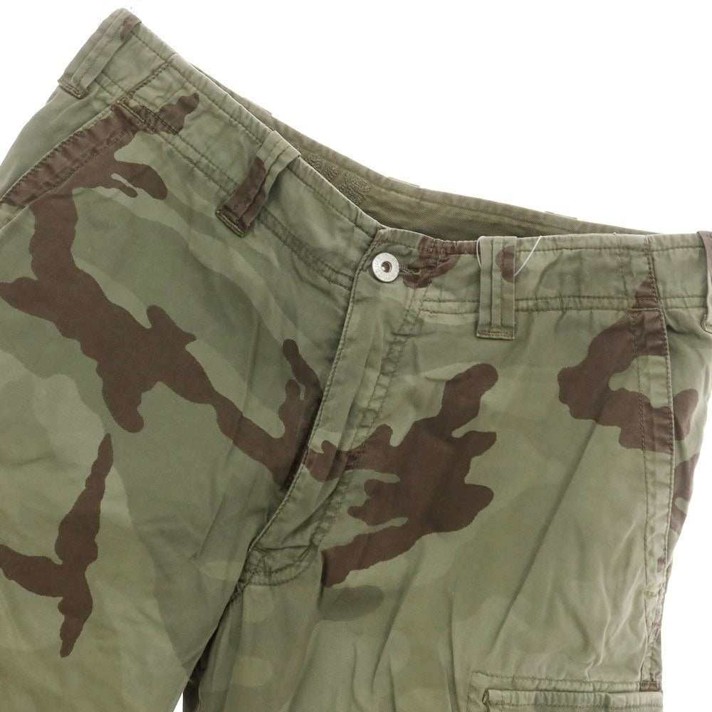 [Used] JWBRINE Stretch Cotton Camouflage Cargo Shorts Olive [46] [Condition Rank C] [Men&