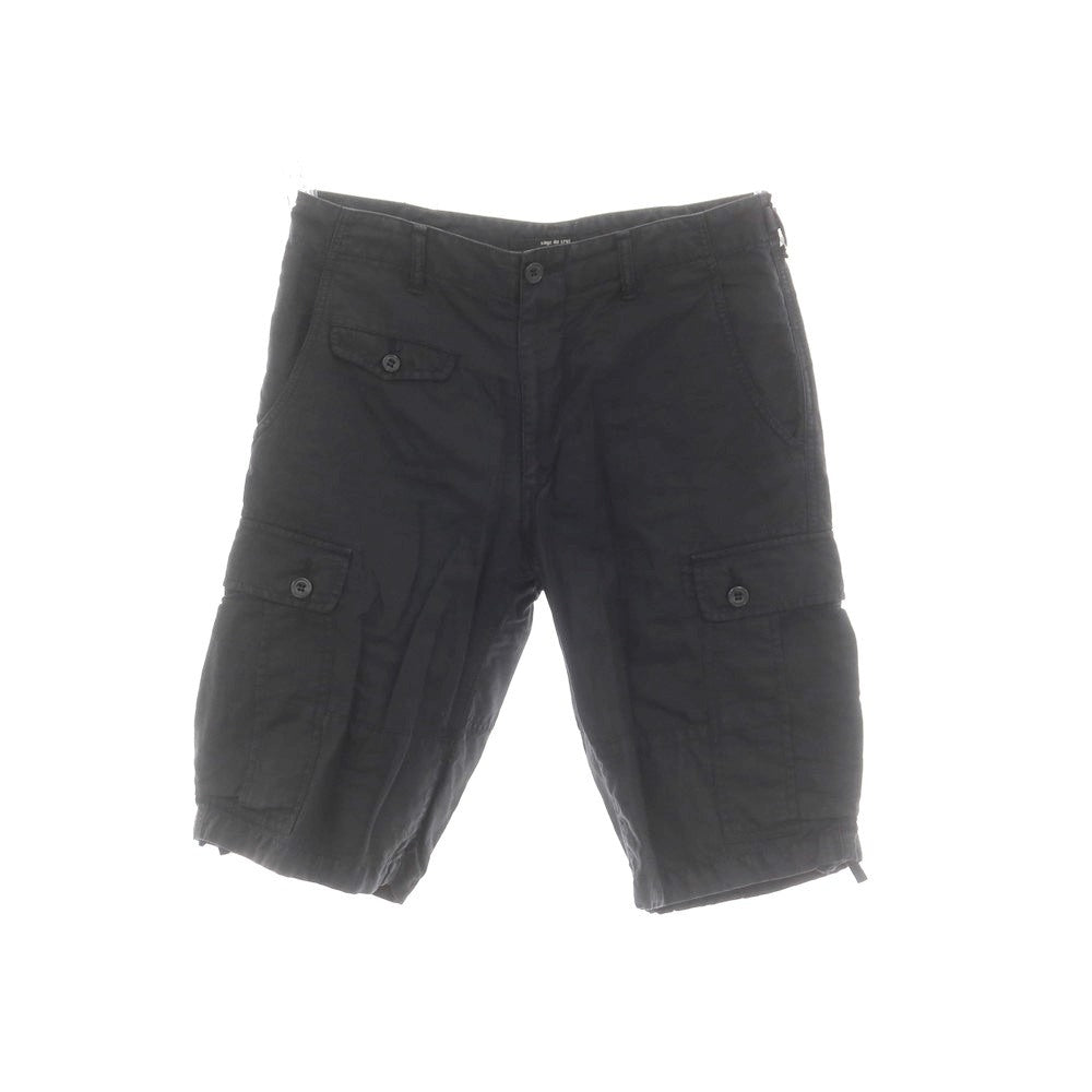 [Used] Sage de Cret Cotton Linen Cargo Shorts Black [M] [Condition Rank B] [Men&