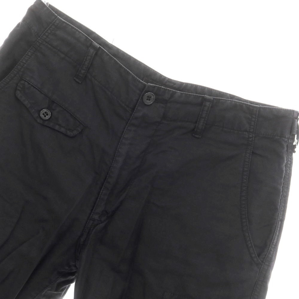 [Used] Sage de Cret Cotton Linen Cargo Shorts Black [M] [Condition Rank B] [Men&