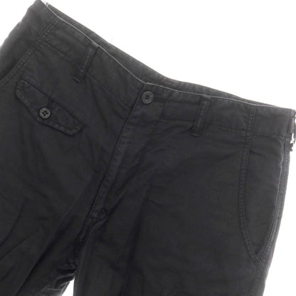 [Used] Sage de Cret Cotton Linen Cargo Shorts Black [M] [Condition Rank B] [Men&