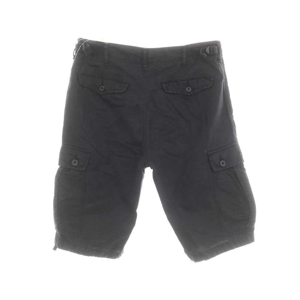 [Used] Sage de Cret Cotton Linen Cargo Shorts Black [M] [Condition Rank B] [Men&