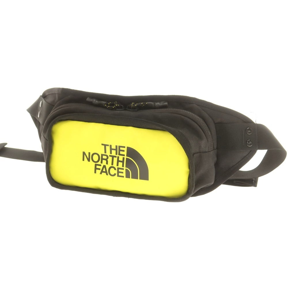 【中古】ザノースフェイス THE NORTH FACE ポリエステル ボディバッグ ブラックxイエロー【 状態ランクC 】【 メンズ 】