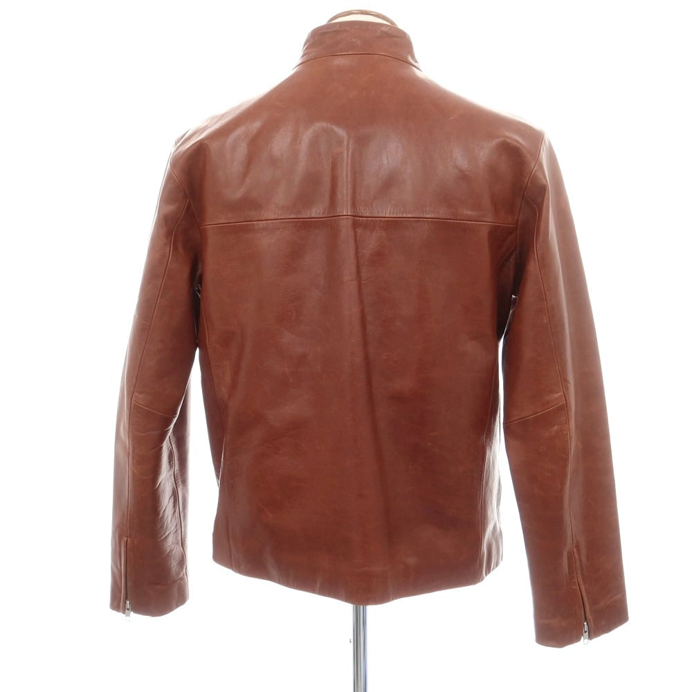 【中古】コーチ COACH レザー ライダースジャケット ブラウン【 M 】【 状態ランクC 】【 メンズ 】