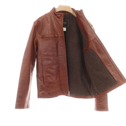 【中古】コーチ COACH レザー ライダースジャケット ブラウン【 M 】【 状態ランクC 】【 メンズ 】