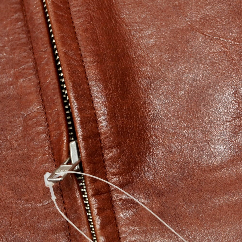 【中古】コーチ COACH レザー ライダースジャケット ブラウン【 M 】【 状態ランクC 】【 メンズ 】