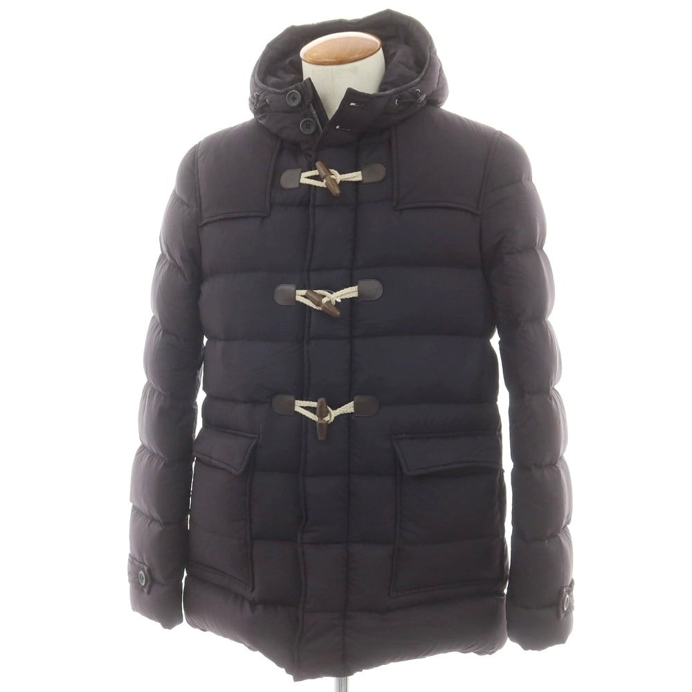 【中古】ヘルノ Herno ナイロン ダウンダッフルコート ブラック【 48 】【 状態ランクC 】【 メンズ 】