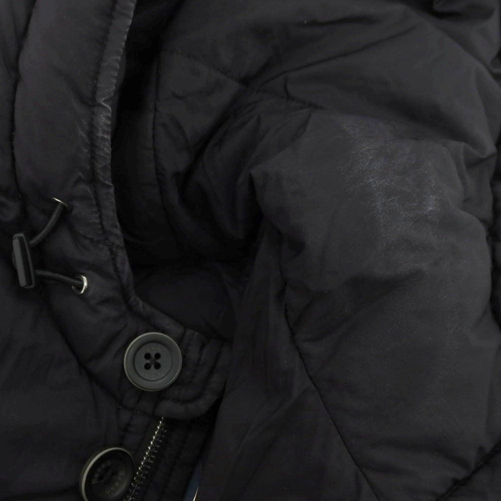 【中古】ヘルノ Herno ナイロン ダウンダッフルコート ブラック【 48 】【 状態ランクC 】【 メンズ 】