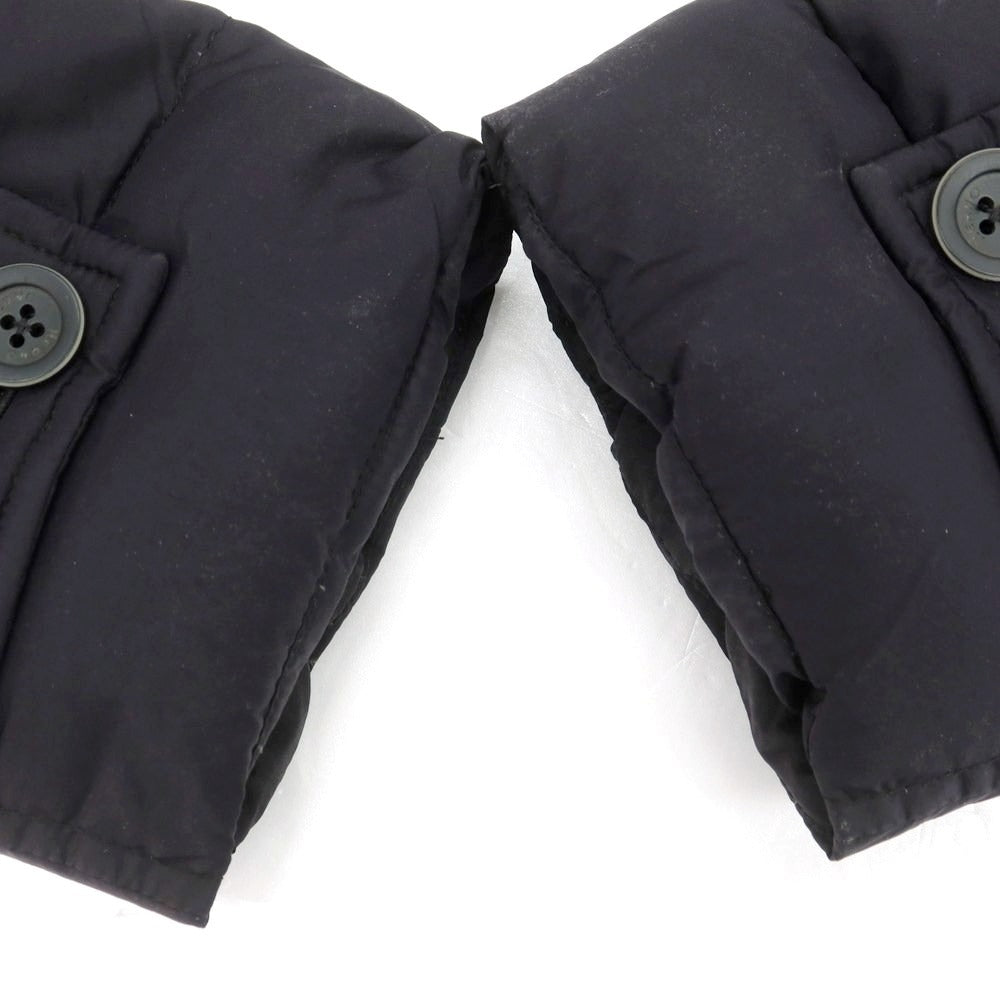 【中古】ヘルノ Herno ナイロン ダウンダッフルコート ブラック【 48 】【 状態ランクC 】【 メンズ 】