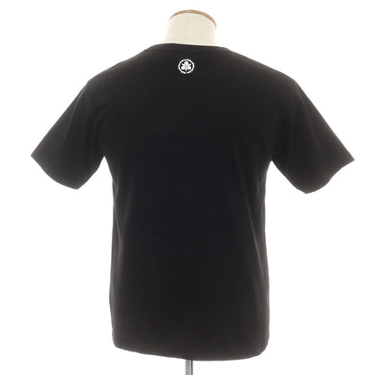 【中古】モモタロウ ジーンズ MOMOTARO JEANS コットン クルーネック 半袖Ｔシャツ ブラック【 M 】【 状態ランクB 】【 メンズ 】
