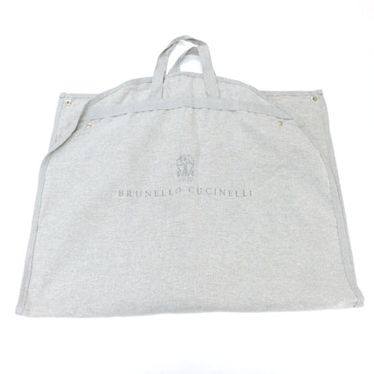 [Used] Brunello Cucinelli Linen wool silk double-breasted tailored jacket, light beige [46] [Condition: C] [Men&