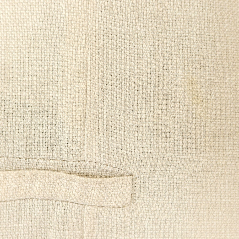 [Used] Brunello Cucinelli Linen wool silk tailored jacket, light beige [No size indicated (M)] [Condition rank C] [Men&
