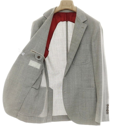 [Used] Brunello Cucinelli Wool Tailored Jacket Light Grey [44] [Condition Rank D] [Men&