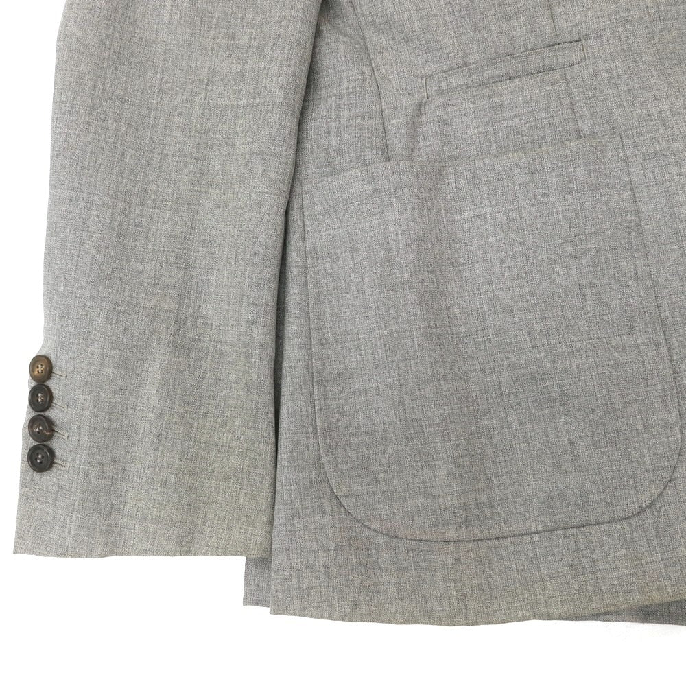 [Used] Brunello Cucinelli Wool Tailored Jacket Light Grey [44] [Condition Rank D] [Men&