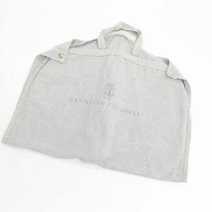 [Used] Brunello Cucinelli Herringbone Wool Linen Gilet Vest Beige [46] [Condition Rank C] [Men&