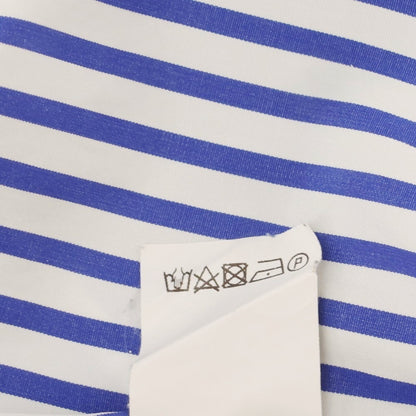【中古】ブルネロクチネリ Brunello Cucinelli コットン ストライプ ボタンダウン ドレスシャツ ホワイトxブルー【 S 】【 状態ランクD 】【 メンズ 】