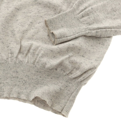 【中古】ブルネロクチネリ Brunello Cucinelli カシミヤ クルーネック プルオーバーニット ライトグレー【 46 】【 状態ランクD 】【 メンズ 】