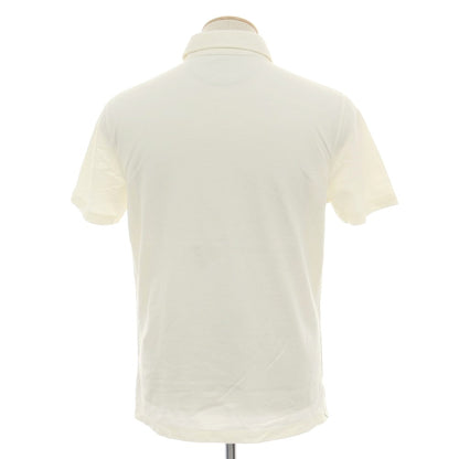 【中古】ブルネロクチネリ Brunello Cucinelli コットン 鹿の子 半袖ポロシャツ アイボリー【 S 】【 状態ランクB 】【 メンズ 】