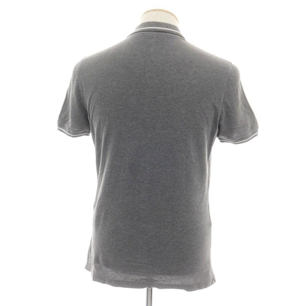 【中古】ブルネロクチネリ Brunello Cucinelli コットン 半袖ポロシャツ グレー【 XS 】【 状態ランクC 】【 メンズ 】