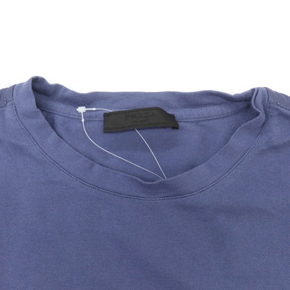 【中古】プラダ PRADA コットン系 クルーネック ポケット 半袖Ｔシャツ ダークスマルトブルー【 L 】【 状態ランクB 】【 メンズ 】