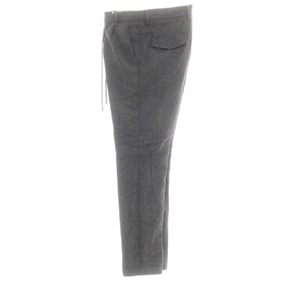 【中古】ブルネロクチネリ Brunello Cucinelli ウール イージースラックスパンツ チャコールグレー【 46 】【 状態ランクD 】【 メンズ 】