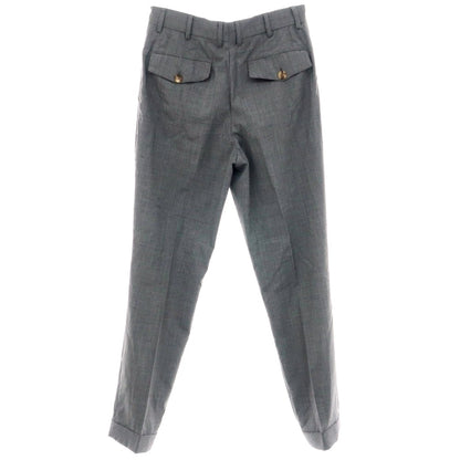 【中古】ブルネロクチネリ Brunello Cucinelli ウール ドレススラックスパンツ グレー【 44 】【 状態ランクC 】【 メンズ 】