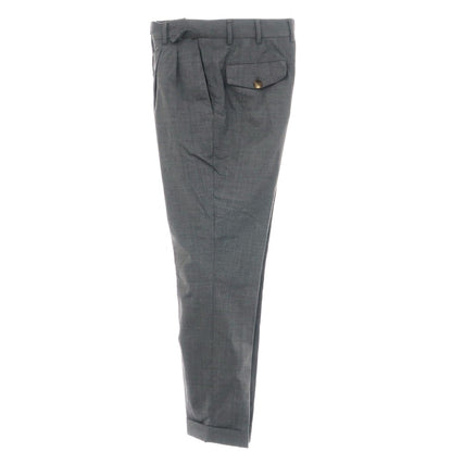 【中古】ブルネロクチネリ Brunello Cucinelli ウール ドレススラックスパンツ グレー【 44 】【 状態ランクC 】【 メンズ 】