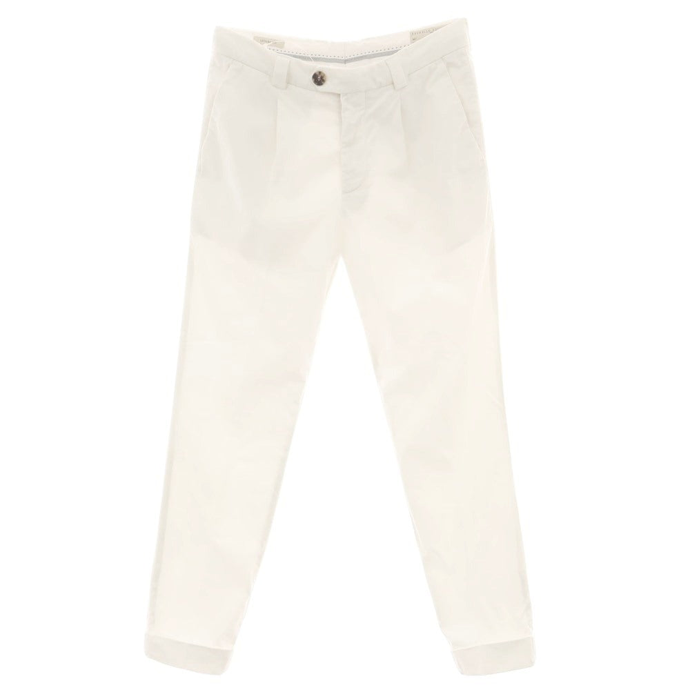 【中古】ブルネロクチネリ Brunello Cucinelli コットン カジュアルスラックスパンツ ホワイト【 46 】【 状態ランクC 】【 メンズ 】