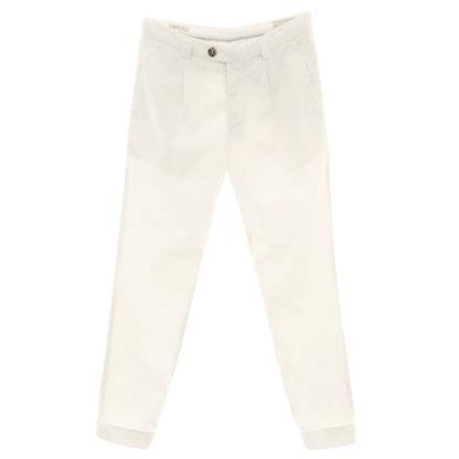 【中古】ブルネロクチネリ Brunello Cucinelli コットン カジュアルスラックスパンツ ホワイト【 46 】【 状態ランクC 】【 メンズ 】