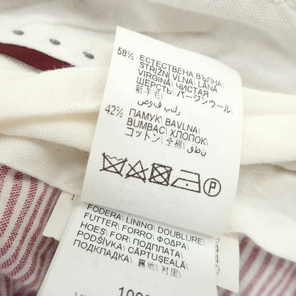 【中古】ブルネロクチネリ Brunello Cucinelli ウールコットン カジュアルスラックスパンツ グレー【 44 】【 状態ランクC 】【 メンズ 】