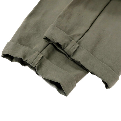【中古】ブルネロクチネリ Brunello Cucinelli ウールコットン イージーパンツ スモーキーオリーブ系【 44 】【 状態ランクD 】【 メンズ 】