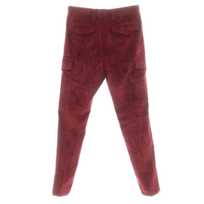 【中古】ブルネロクチネリ Brunello Cucinelli コーデュロイ カーゴパンツ ダークレッド【 44 】【 状態ランクB 】【 メンズ 】