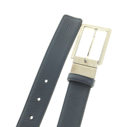 【中古】ディオールオム Dior Homme リバーシブル レザー ベルト ダークネイビーxブラック【 状態ランクC 】【 メンズ 】