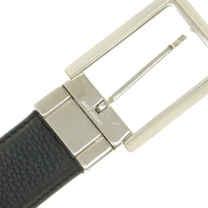 【中古】ディオールオム Dior Homme リバーシブル レザー ベルト ダークネイビーxブラック【 状態ランクC 】【 メンズ 】