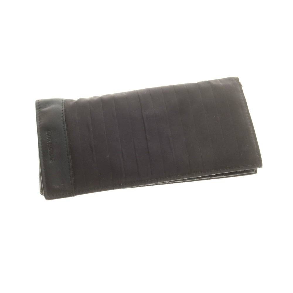 【中古】ディオールオム Dior Homme ナイロン 長財布 ブラック【 状態ランクD 】【 メンズ 】