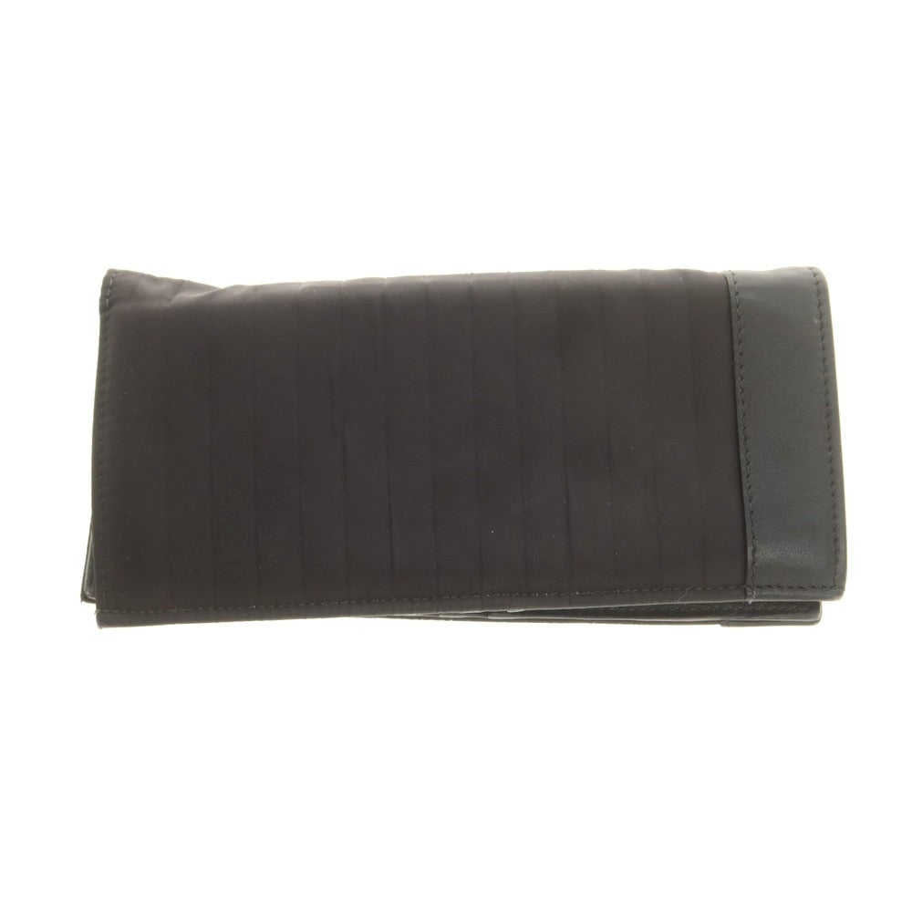 【中古】ディオールオム Dior Homme ナイロン 長財布 ブラック【 状態ランクD 】【 メンズ 】