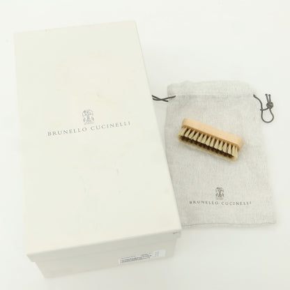 【中古】ブルネロクチネリ Brunello Cucinelli スエード ロングウイングチップ ドレスシューズ アイボリーベージュ【 42 1/2 】【 状態ランクB 】【 メンズ 】