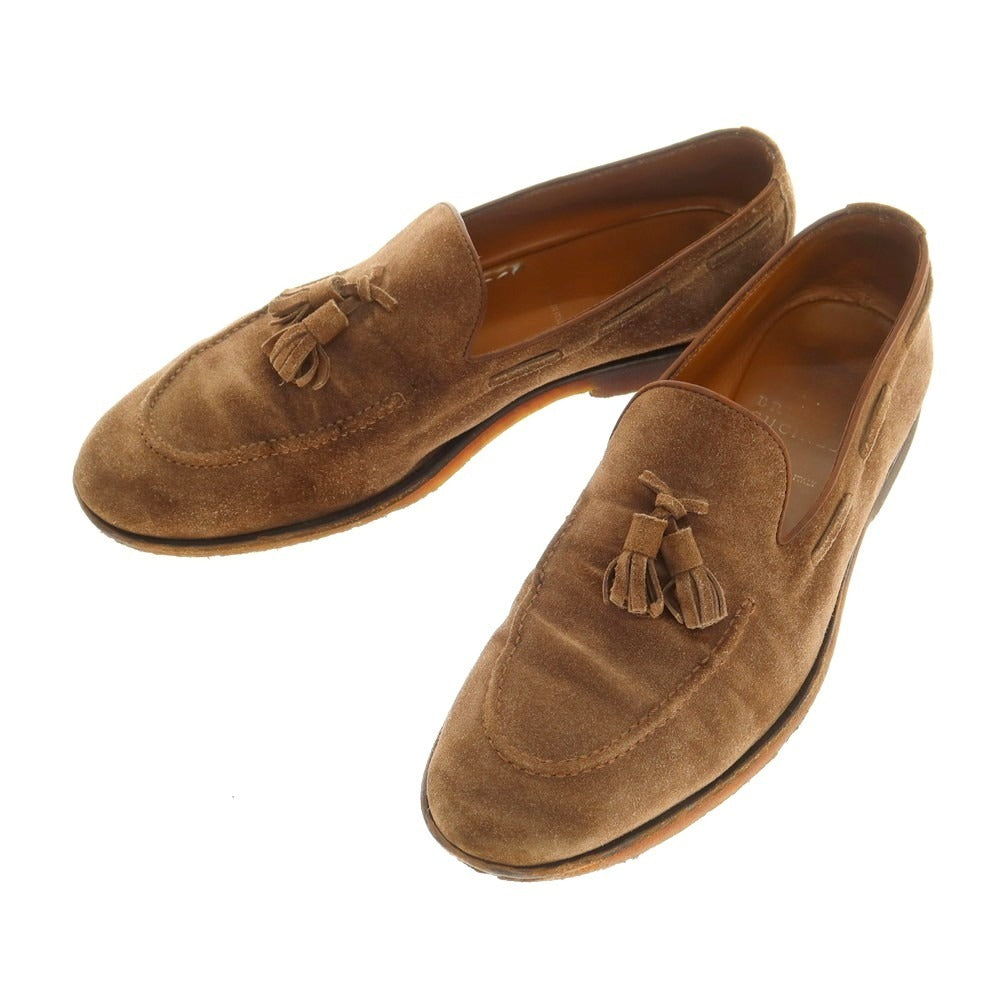 【中古】ブルネロクチネリ Brunello Cucinelli スエード タッセルローファー ブラウン【 42 】【 状態ランクC 】【 メンズ 】