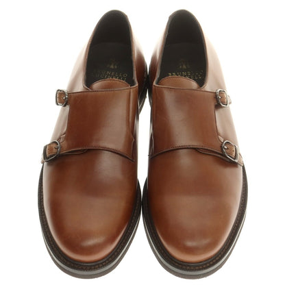 【中古】ブルネロクチネリ Brunello Cucinelli ダブルモンク ドレスシューズ ブラウン【 42 】【 状態ランクA 】【 メンズ 】