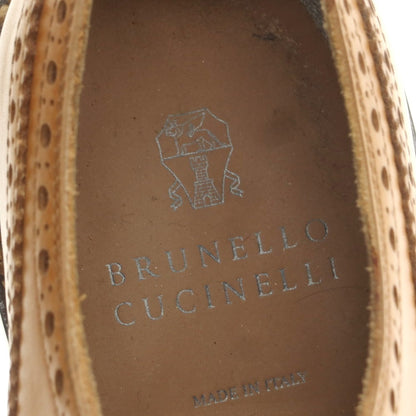 【中古】ブルネロクチネリ Brunello Cucinelli ウイングチップ ドレスシューズ ブラウン【 42 1/2 】【 状態ランクA 】【 メンズ 】