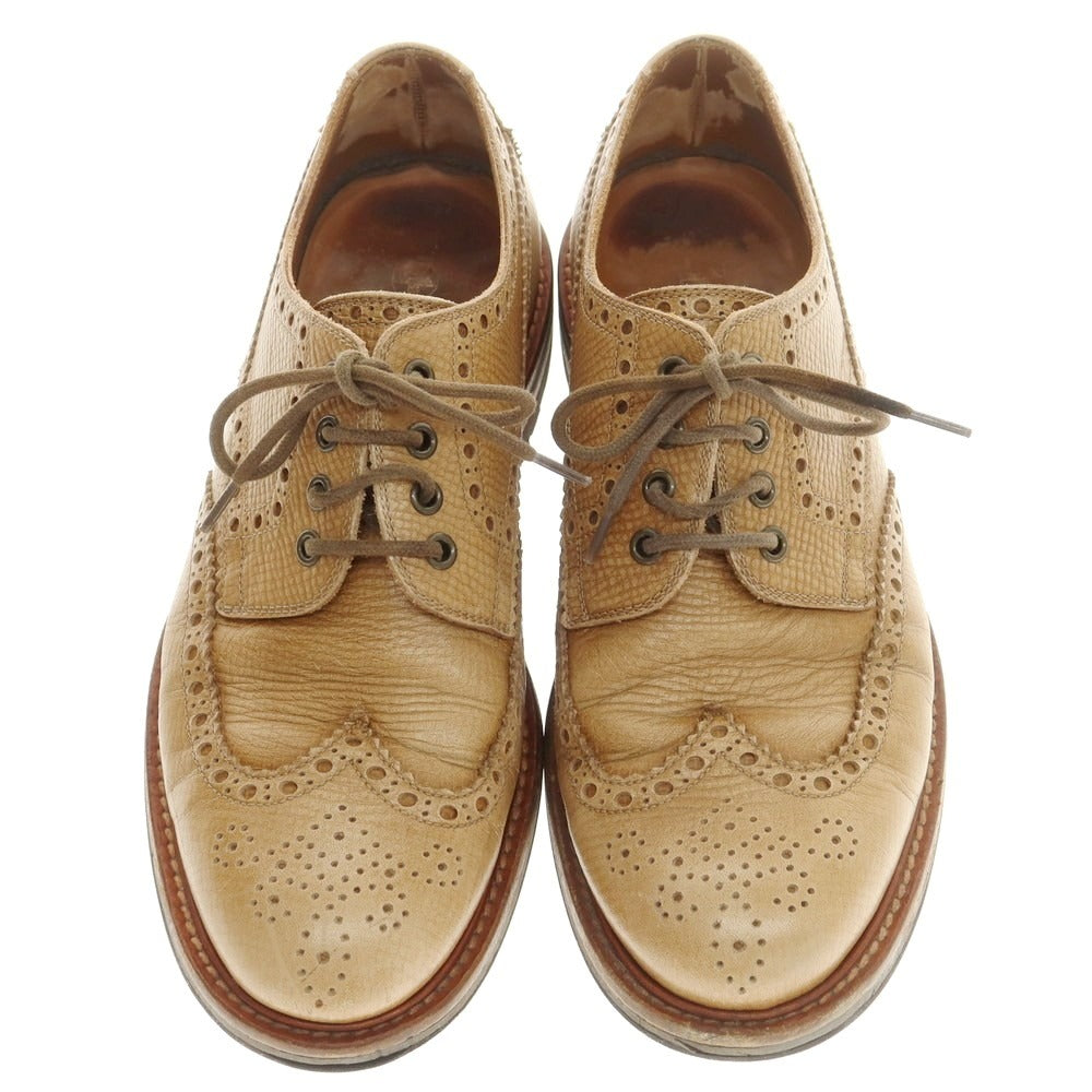 【中古】ブルネロクチネリ Brunello Cucinelli ウイングチップ ドレスシューズ ライトブラウン【 42 】【 状態ランクC 】【 メンズ 】