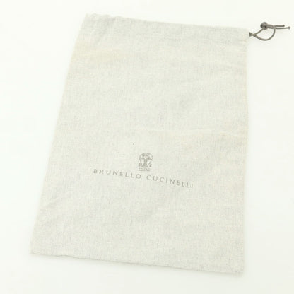 【中古】ブルネロクチネリ Brunello Cucinelli レザー スニーカー ブラウン【 42 】【 状態ランクD 】【 メンズ 】