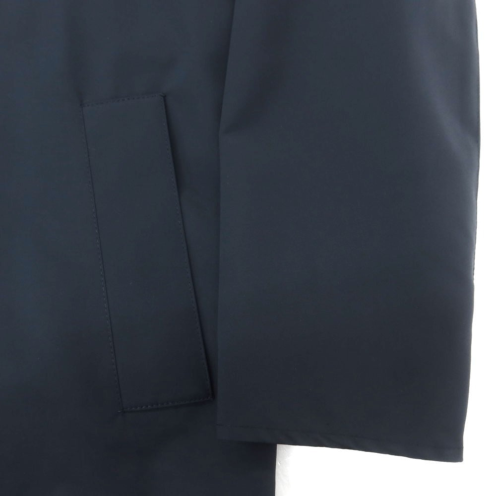【中古】【未使用】キーレッド ケイレッド KIRED リバーシブル ウールナイロン ステンカラーコート ネイビーxブラック【 46 】【 状態ランクS 】【 メンズ 】