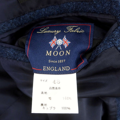 【中古】サルトリア ラファニエロ Sartoria Raffaniello ツイードウール テーラードジャケット ネイビーブルー【 48 】【 状態ランクB 】【 メンズ 】