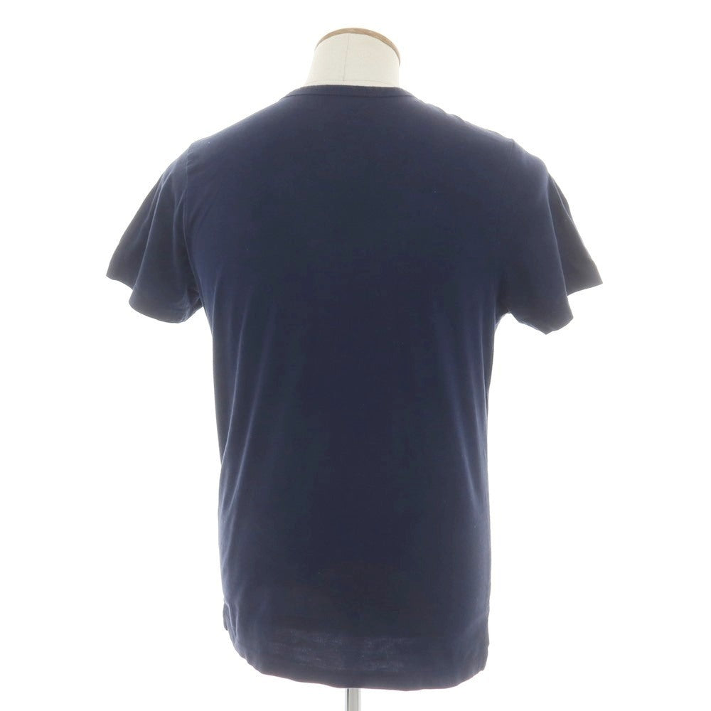 【中古】ヴェルト VERTO コットン ヘンリーネック 半袖Ｔシャツ ネイビー【 M 】【 状態ランクC 】【 メンズ 】