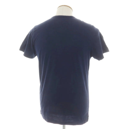 【中古】ヴェルト VERTO コットン ヘンリーネック 半袖Ｔシャツ ネイビー【 M 】【 状態ランクC 】【 メンズ 】