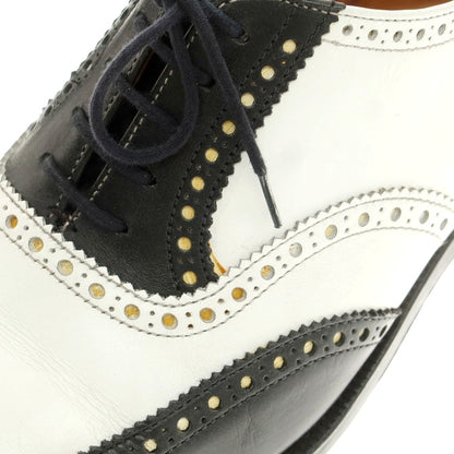 【中古】ロイドフットウェア Lloyd Footwear コンビウイングチップ ドレスシューズ ブラックxホワイト【 6Ｅ 】【 状態ランクB 】【 メンズ 】