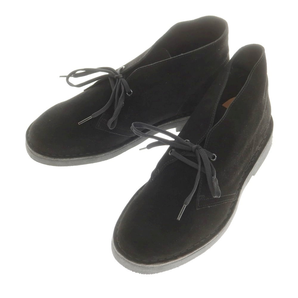 【中古】【未使用】クラークス Clarks Desert BT Evo スエード デザートブーツ ブラック【 26 】【 状態ランクS 】【 メンズ 】