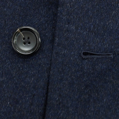 【中古】リングヂャケット RING JACKET ウールカシミヤ チェスターフィールドコート ネイビー【 48 】【 状態ランクB 】【 メンズ 】