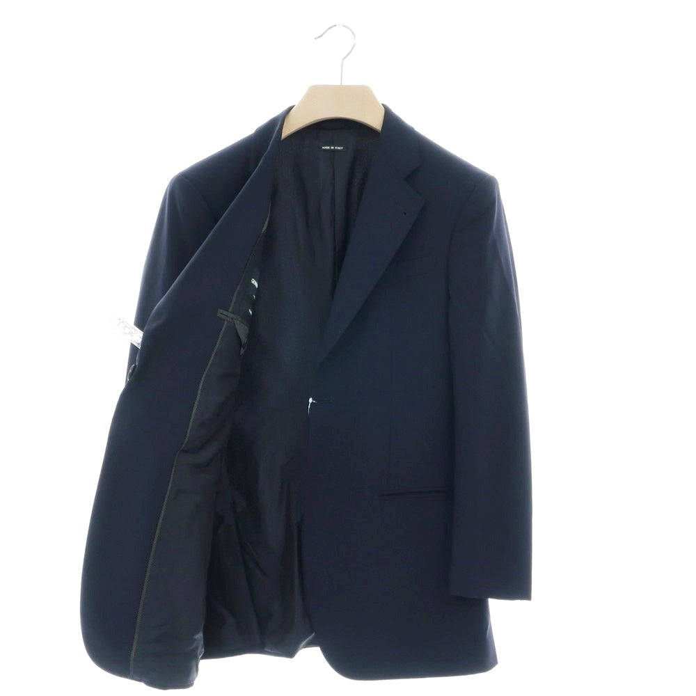 【中古】ジョルジオアルマーニ GIORGIO ARMANI ウール 2つボタンスーツ ダークネイビー【 表記なし（46位） 】【 状態ランクC 】【 メンズ 】